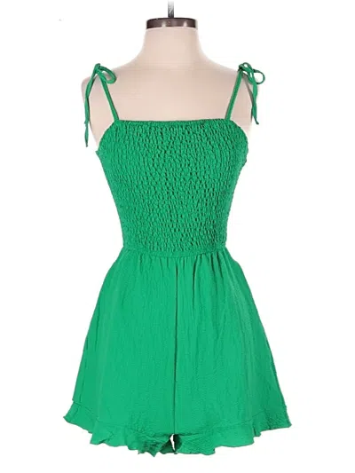Pre-owned Unbranded Romper In Green