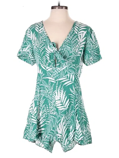 Pre-owned Unbranded Romper In Green