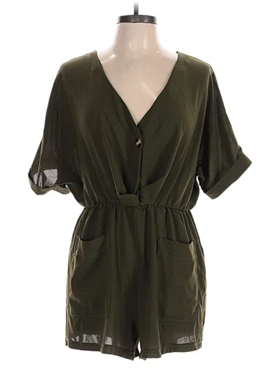 Pre-owned Unbranded Romper In Green