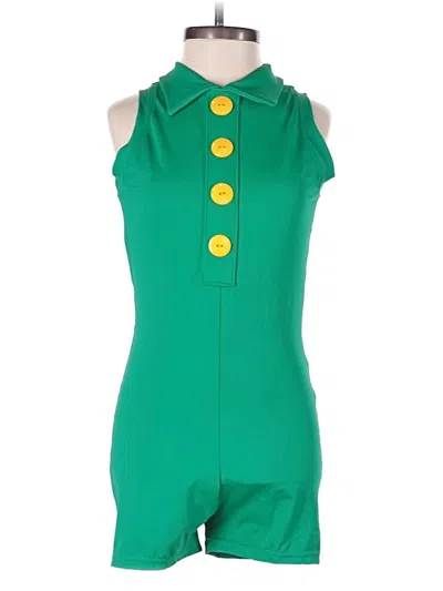 Pre-owned Unbranded Romper In Green