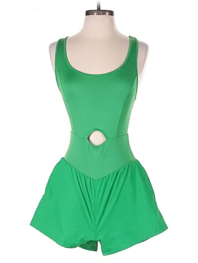 Pre-owned Unbranded Romper In Green