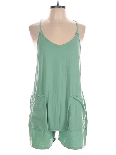 Pre-owned Unbranded Romper In Green