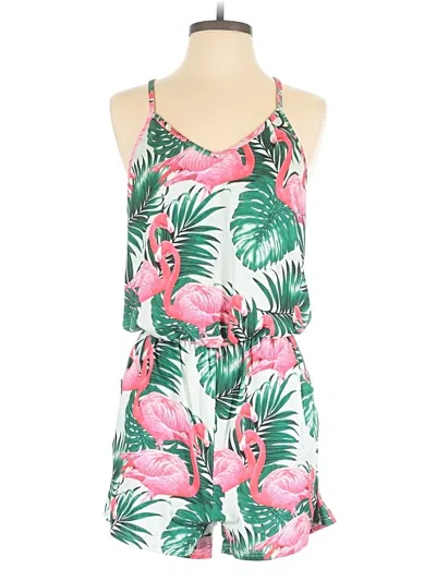 Pre-owned Unbranded Romper In Green