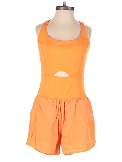Pre-owned Unbranded Romper In Orange