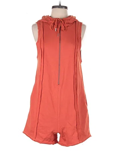 Pre-owned Unbranded Romper In Orange