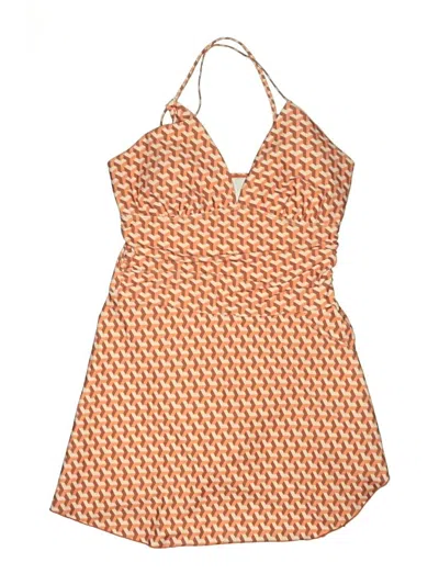 Pre-owned Unbranded Romper In Orange