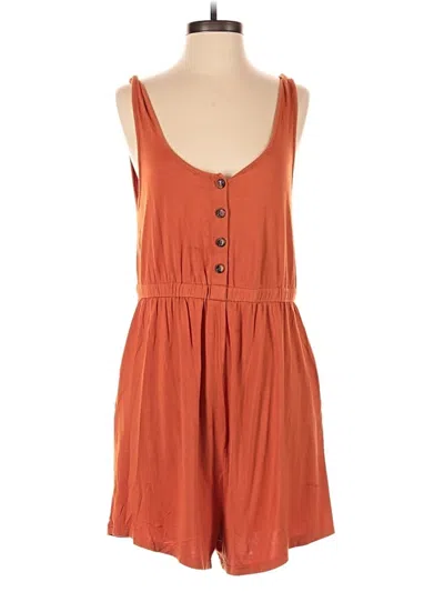 Pre-owned Unbranded Romper In Orange