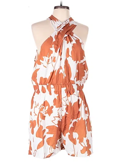 Pre-owned Unbranded Romper In Orange