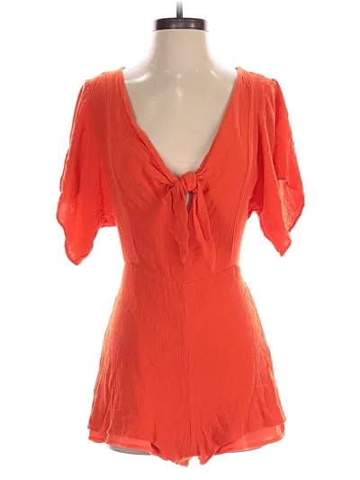 Pre-owned Unbranded Romper In Orange