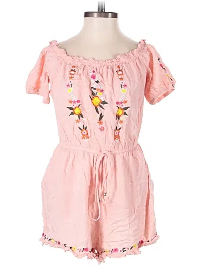 Pre-owned Unbranded Romper In Orange
