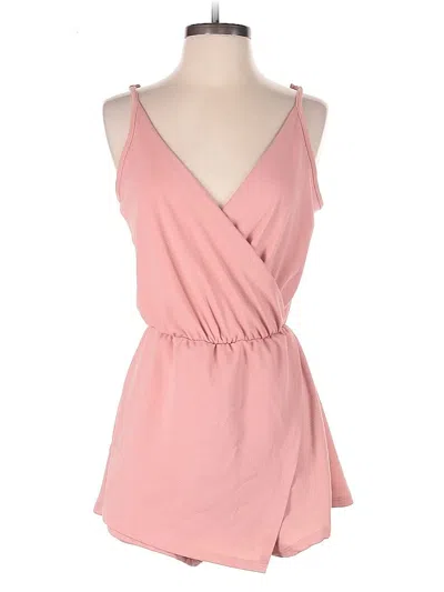 Pre-owned Unbranded Romper In Pink