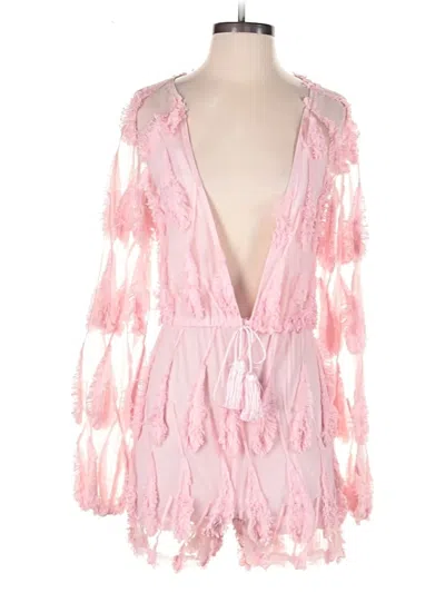 Pre-owned Unbranded Romper In Pink