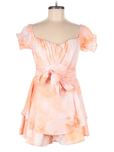 Pre-owned Unbranded Romper In Pink