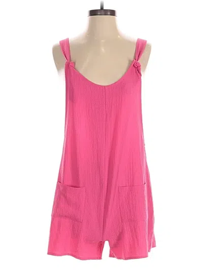Pre-owned Unbranded Romper In Pink