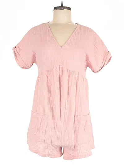 Pre-owned Unbranded Romper In Pink