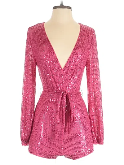 Pre-owned Unbranded Romper In Pink