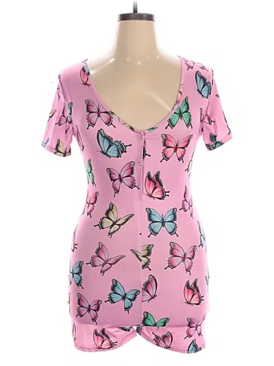 Pre-owned Unbranded Romper In Pink
