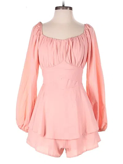 Pre-owned Unbranded Romper In Pink