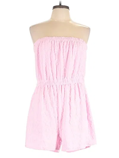 Pre-owned Unbranded Romper In Pink