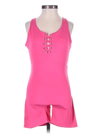 Pre-owned Unbranded Romper In Pink