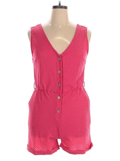 Pre-owned Unbranded Romper In Pink