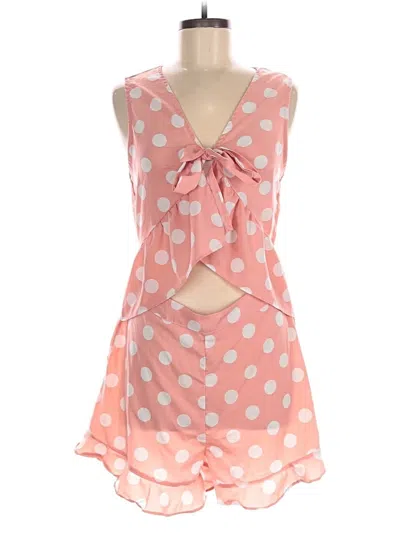 Pre-owned Unbranded Romper In Pink
