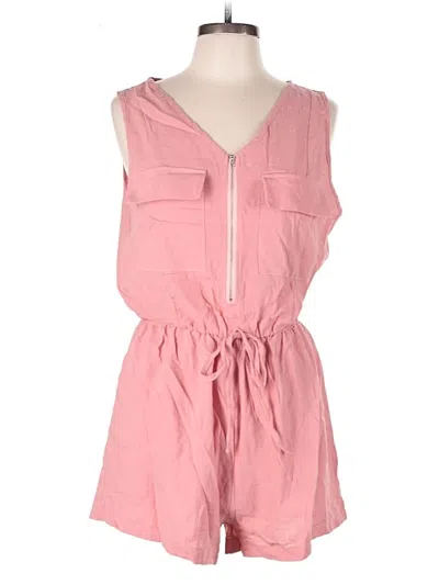 Pre-owned Unbranded Romper In Pink