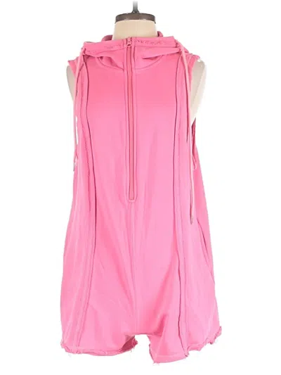 Pre-owned Unbranded Romper In Pink