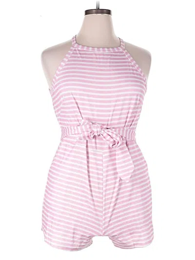 Pre-owned Unbranded Romper In Pink
