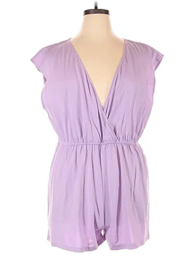 Pre-owned Unbranded Romper In Purple