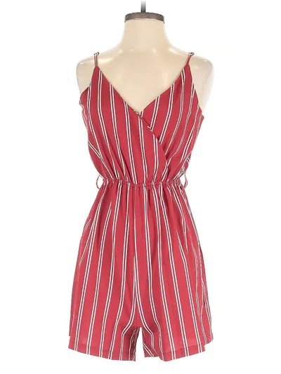 Pre-owned Unbranded Romper In Red