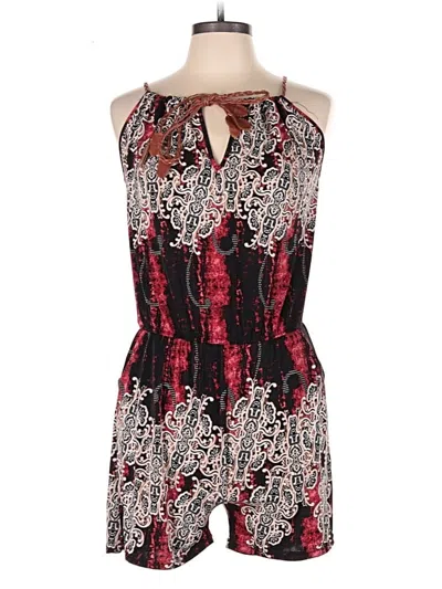 Pre-owned Unbranded Romper In Red