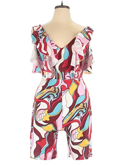 Pre-owned Unbranded Romper In Red