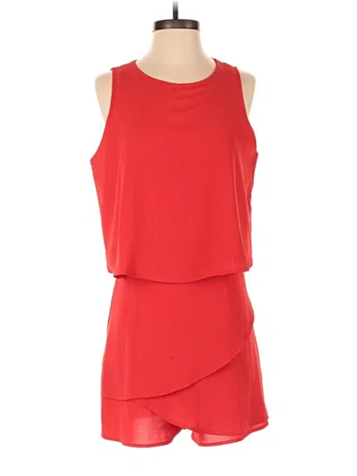 Pre-owned Unbranded Romper In Red