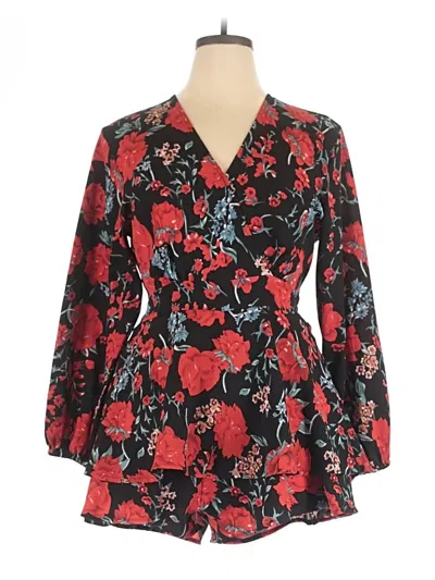 Pre-owned Unbranded Romper In Red