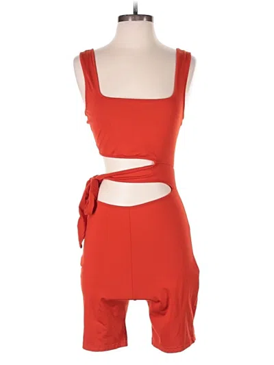 Pre-owned Unbranded Romper In Red