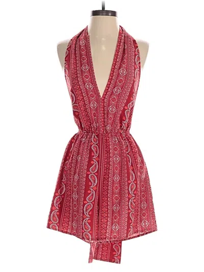 Pre-owned Unbranded Romper In Red