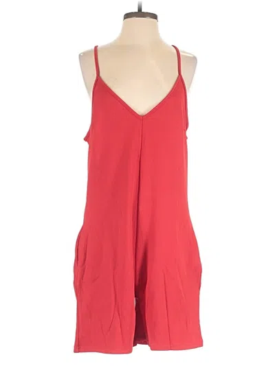 Pre-owned Unbranded Romper In Red