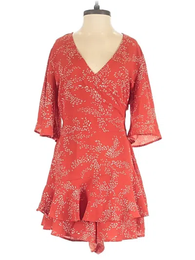 Pre-owned Unbranded Romper In Red