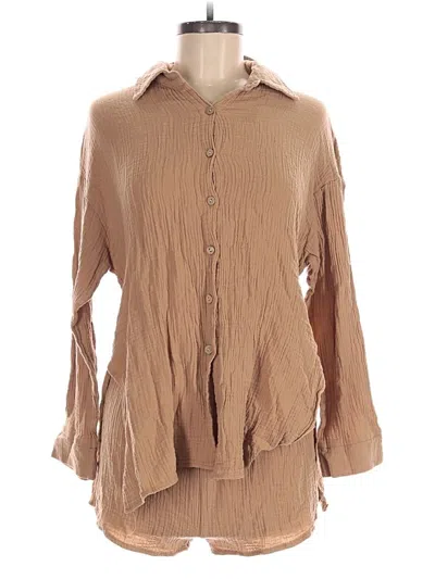 Pre-owned Unbranded Romper In Tan