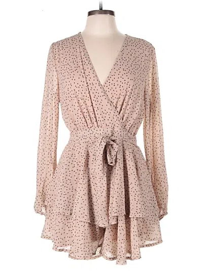 Pre-owned Unbranded Romper In Tan