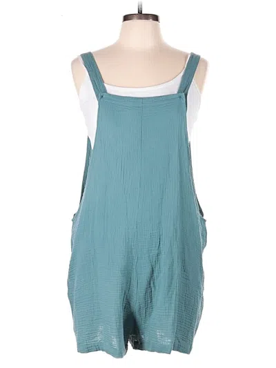 Pre-owned Unbranded Romper In Teal