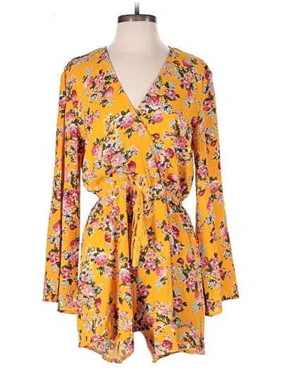 Pre-owned Unbranded Romper In Yellow