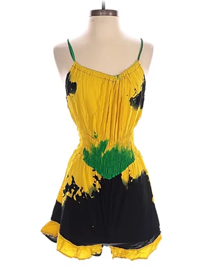 Pre-owned Unbranded Romper In Yellow