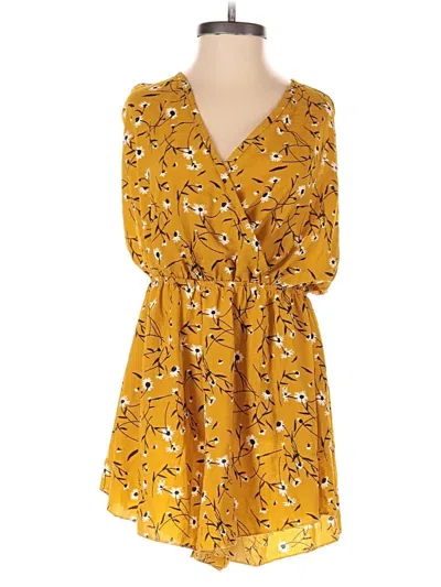 Pre-owned Unbranded Romper In Yellow
