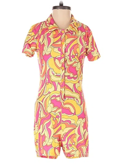 Pre-owned Unbranded Romper In Yellow