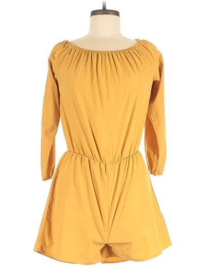Pre-owned Unbranded Romper In Yellow