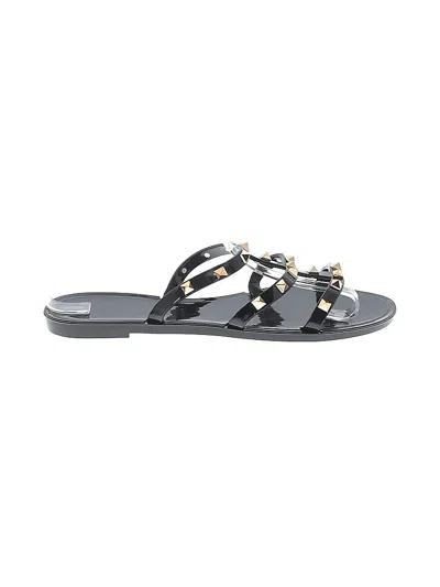 Pre-owned Unbranded Sandals In Black