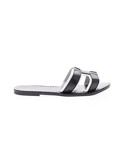 Pre-owned Unbranded Sandals In Black