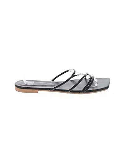 Pre-owned Unbranded Sandals In Black